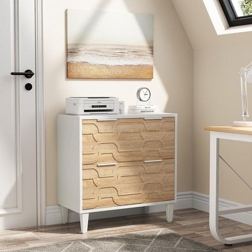 Two Drawer Lateral File Cabinet For A4 Letter And Legal Size Documents
