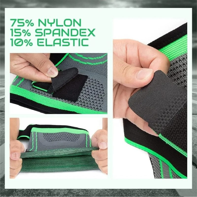 Adjustable 3D Knee Support Band with Patella Gel Pad & Anti-Slip Grip