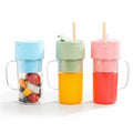 Crusher Juicer 2-in-1 Mini Portable Blender | USB Rechargeable | 6-Blade High-Speed Juicer | Random Color