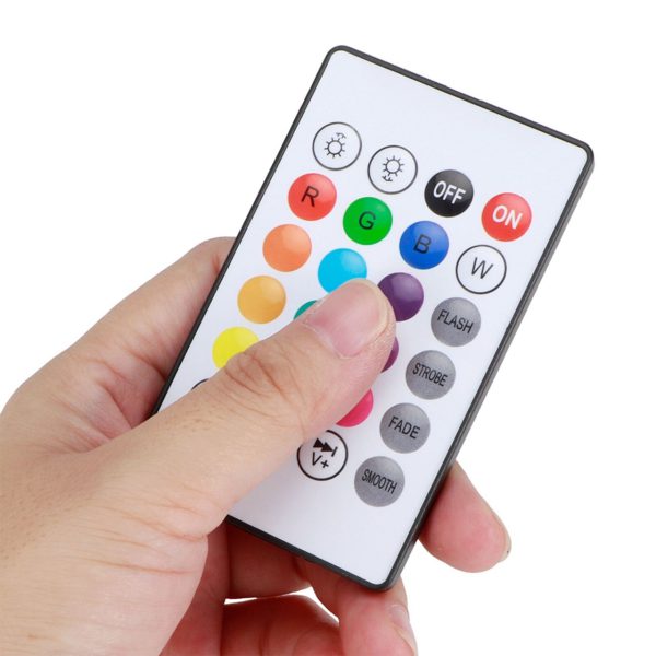 2-in-1 Smart LED Bulb with Bluetooth Speaker | RGB Color Light + Remote Control