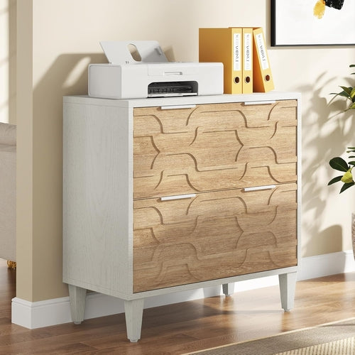 Two Drawer Lateral File Cabinet For A4 Letter And Legal Size Documents